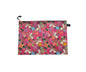 Unicorn Floral Zipper Pouch – Pink Cosmetic & Multipurpose Bag