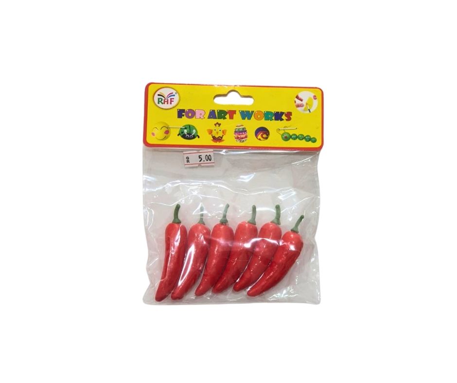 Artificial Red Chili Peppers for Art & Craft – RHF