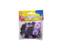 RHF Craft Assorted Purple Resin Buttons for Sewing & DIY Crafts