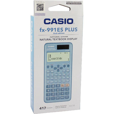 Casio FX-991ES Plus 2nd Edition Scientific Calculator – 417 Functions with Natural Textbook Display