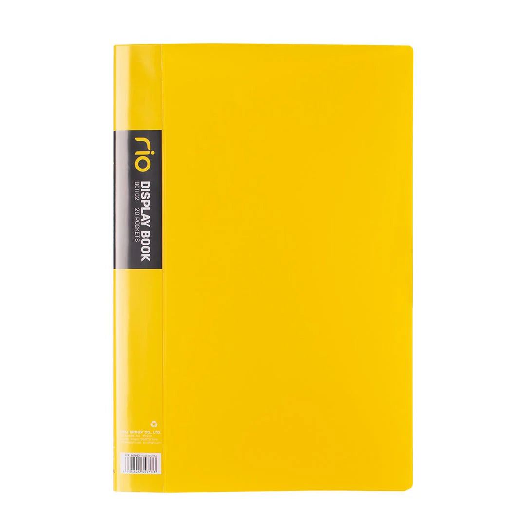 Display Book File Folder A4 – 60 Pockets Multicolor | Metrix Books Store