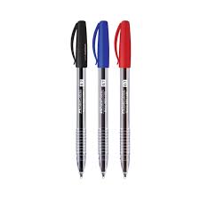 Buy Faber-Castell Ball Pen 0.7mm – Black, Blue & Red | Smooth Writing Pens | Metrix Books Store