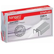 Kangaro 23/8-H Heavy-Duty Staples – Strong Chisel-Point Pins | Metrix Books Store Qatar