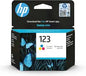 HP 123 Tri-Color Original Ink Cartridge – High-Quality Color Printing for HP DeskJet & OfficeJet