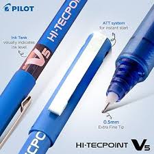 Pilot Hi-Tecpoint V5 Roller Ball Pen 0.5mm | Precision Fine Writing Pen | Metrix Books Store