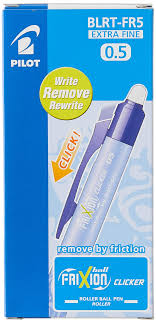 Pilot FriXion Point 0.5mm Erasable Gel Rollerball Pen – 12 pcs Box | Smooth Writing | Metrix Books Store