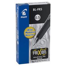 Pilot FriXion Point 0.5mm Erasable Gel Rollerball Pen – 12 pcs Box | Smooth Writing | Metrix Books Store