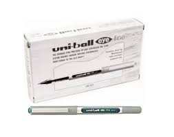 Uni-ball Eye Fine Roller Pen 0.7mm Blue, Black & Red (Pack of 12) | Smooth Writing Pens | Metrix Books Store
