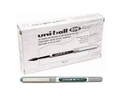 Uni-ball Eye Fine Roller Pen 0.7mm Blue, Black & Red (Pack of 12) | Smooth Writing Pens | Metrix Books Store