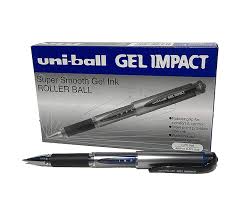 Uni-ball Gel Impact UM-153S Rollerball Pen – Box of 12 | 1.0mm Bold Gel Ink | Metrix Books Store