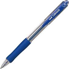 Uni-ball Laknock SN-100 Ballpoint Pen 1.4mm – Blue | Retractable Smooth Writing Pen | Metrix Books Store