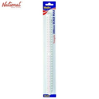 Helix Maped 30cm Multi-Scale Ruler – Color-Coded Metric Engineering Scale