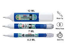 Pentel Correction Pen Metal Tip Liquid Paper – Fast-Drying White Ink (ZL31-W / ZL62-W / ZL72-W / ZL112-W / ZL102-W) | Metrix Books Store