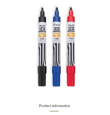 Pilot Super Color Fine Point Permanent Marker – Black | Waterproof & Fade-Resistant