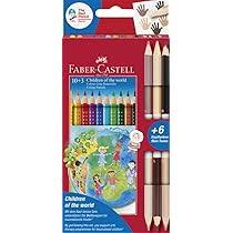 Faber-Castell Children of the World Colour Grip Pencils – 16 Colors | Metrix Books Store