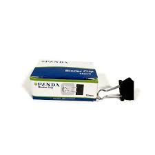 Panda Binder Clips 15mm – Mini Metal Paper Clips | Metrix Books Store Qatar