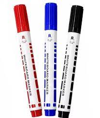 Baile 12-Pack Blue Whiteboard Markers – 2.5–3.5mm Tip, 14.5cm | Metrix Books Store