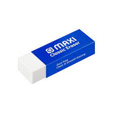 Maxi Classic Eraser | Clean & Dust-Free Erasing | Non-Toxic | Metrix Books Store