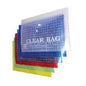 A4 Clear Button Bag – Single Pocket Transparent Document Folder