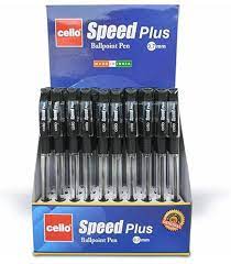 Cello Speed Plus Ball Pen Box – 0.7mm Tip, 50 Pcs for Office & School