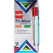Buy Cello Trimate Blue Ball Pens 10 Pack Online | Metrix Books Store
