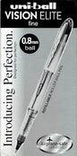 Uni-ball Vision Elite Fine Rollerball Pen –  (Box of 12) | Smooth Liquid Ink | Metrix Books Store