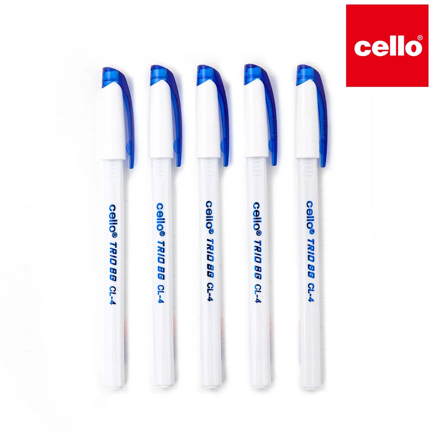 Buy Cello TRIO BG Ball Pens – 0.7mm Blue Ink, 50 Pcs | Metrix Books Store