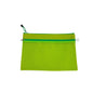 Green Dual-Compartment Zippered Document File Bag – A4 Size