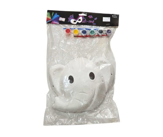 Paint Your Own Elephant Mask Kit – DIY Kids Costume & Art Activity