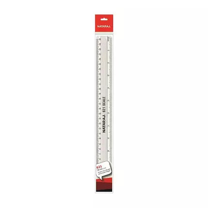 Nataraj 621 Transparent Scale 30cm – High-Accuracy Student & Office Ruler
