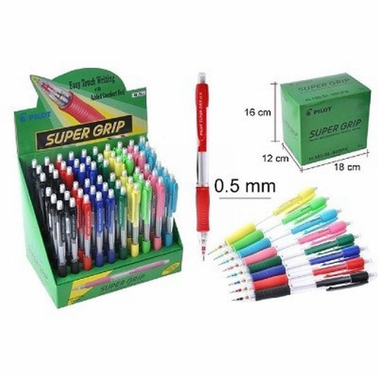 Pilot Super Grip Mechanical Pencil 0.5mm – Smooth Writing | Metrix Books Store
