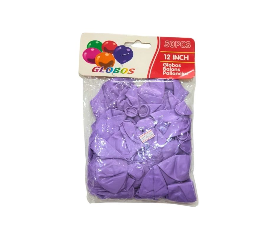 Purple 12 inch latex balloons pack of 50 for party decoration