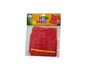 Royal Art kids red painting apron with yellow trim and front pockets