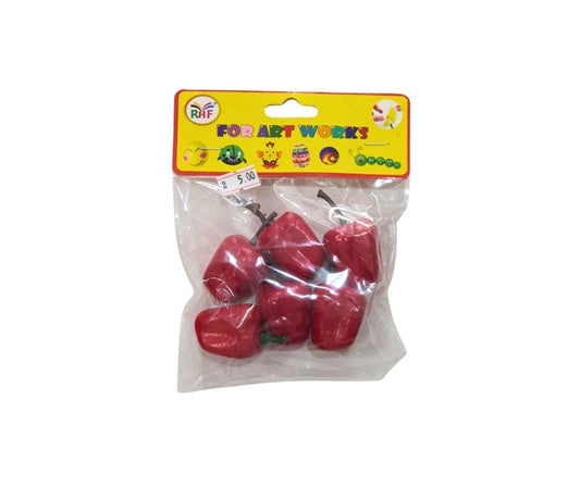 Artificial Red Peppers for Crafts – Decorative Art Works