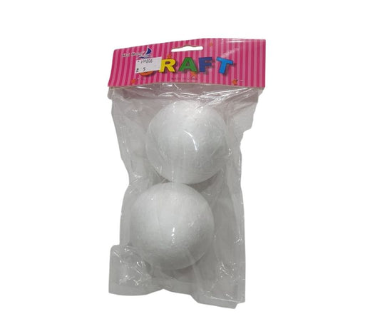 Craft Planet white polystyrene foam balls for arts and crafts projects