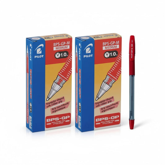 Pilot BPS-GP 1.0mm Medium Ballpoint Pen – 12 pcs Pack | Smooth Writing | Metrix Books Store