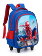 Spider-Man Rolling Backpack for Kids – Wheeled School Bag with Adjustable Straps