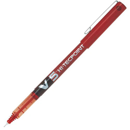 Pilot Hi-Tecpoint V5 Roller Ball Pen 0.5mm | Precision Fine Writing Pen | Metrix Books Store
